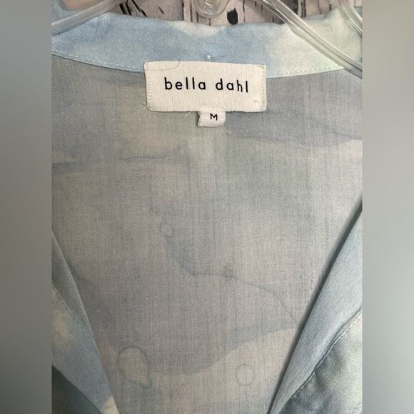 Bella Dahl Capri Button Down Shirt Blue M - Picture 7 of 9